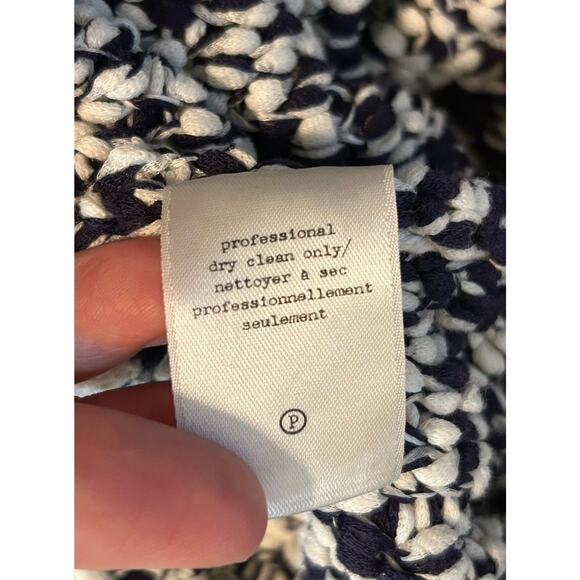 Rag & Bone Women's Marled Blue Chunky Knit Pullover Crewneck Sweater - Small - Picture 6 of 6